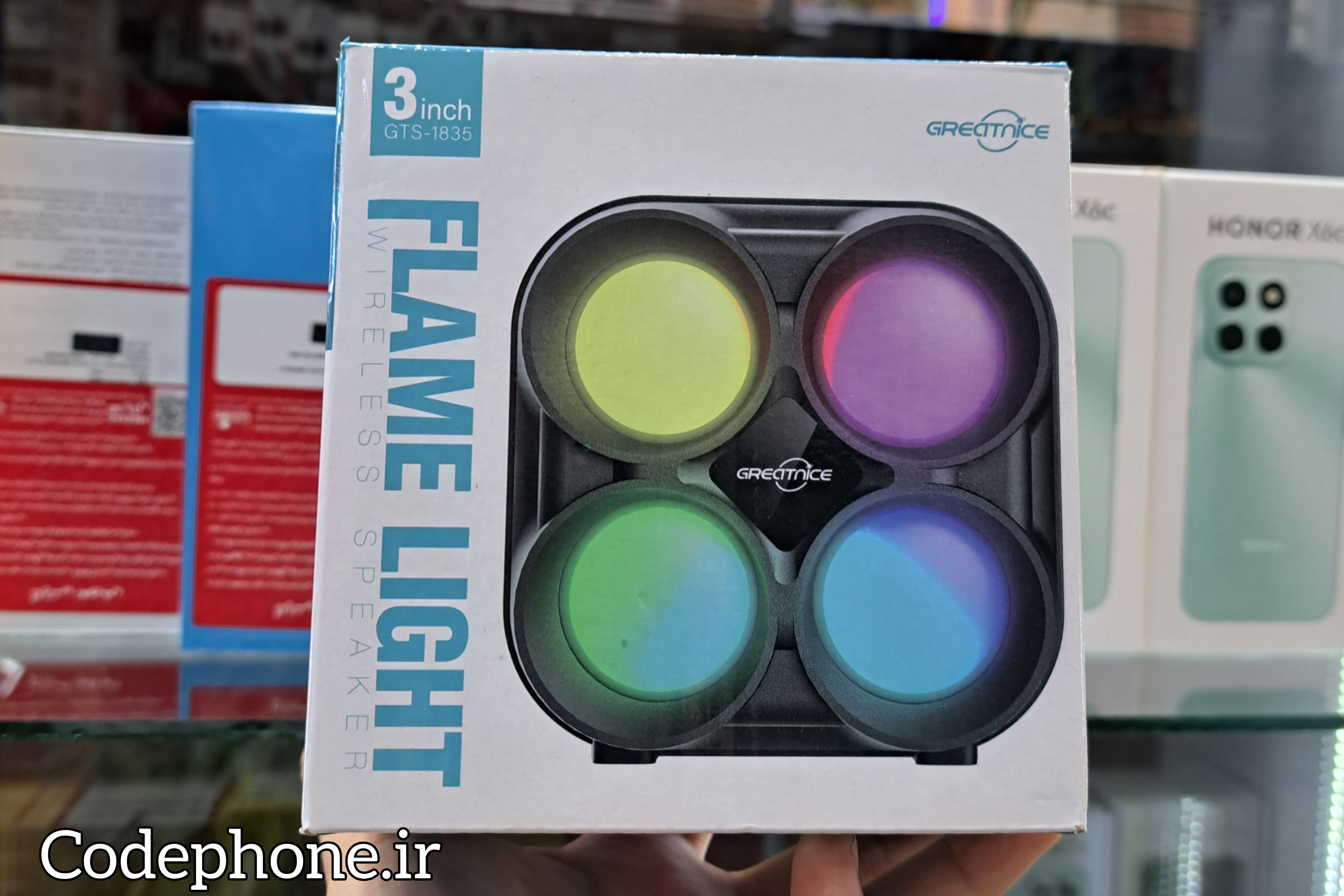 اسپیکر بلوتوثی رم و فلش خور FLAME LIGHT